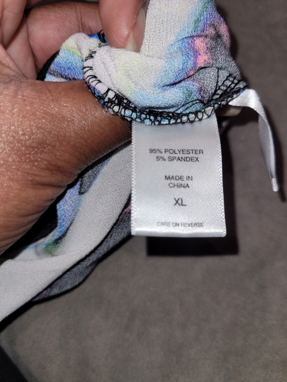 Soho Multicolor Abstract Stripe Drawstring Pants. - Picture 6 of 7